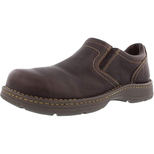 Smith\'s Workwear Memphis Loafers Mens 8.5 Brown Rugged Slip On Shoes EUC Amazon.com | Smith main image 4