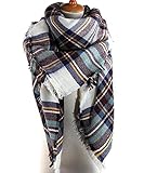 MOLERANI Soft Warm Tartan Plaid Scarf Shawl Cape Blanket Scarves Fashion Wrap