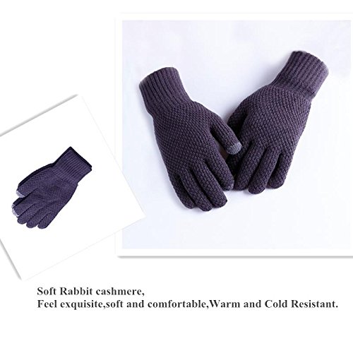Winter Outdoor Riding Cycling Gloves Soft Thicken Knitted Touch Screen Texting Gloves for Smartphones PC Laptop Tablet Smart Touch-nology in Fingertips From WaitingU
