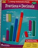 Paperback Using Cuisenaire Rods: Fractions and Decimals (Grade 3-6) Book