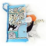 Malltop Soft Animal Jungly Tails Cloth Book Sets Baby Early Development Learning Education Toy 8.3x4.3