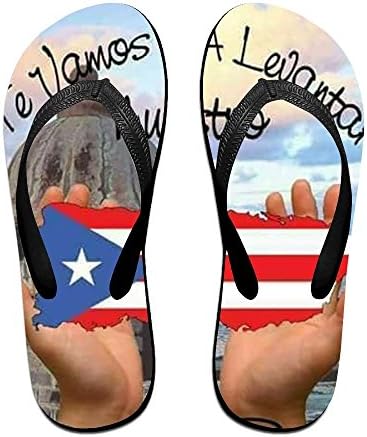 Tailing Flip Flops Puerto Rico Sky Unisex Trendy Print Slippers Beach Sandal