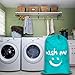 MILACA Nylon Laundry Bag Laundry Basket Travel Laundry Bag for Traveling College Apartments Foldable Laundry Bag Durable Water-Resistant (Blue)
