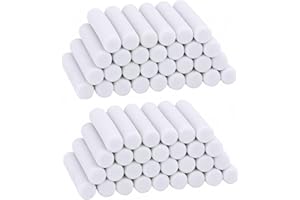 50Pcs Cylinder Eraser Refills, Rubber Mechanical Pencil Erasers for Sketching, School and Office Supplies (5x25mm)