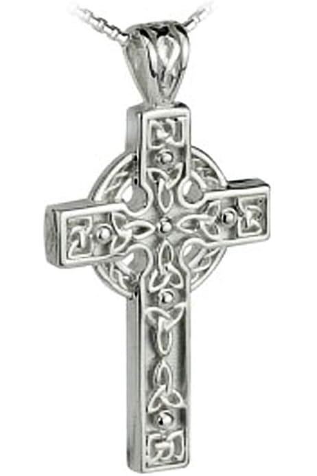 Failte Celtic Cross Necklace Sterling 