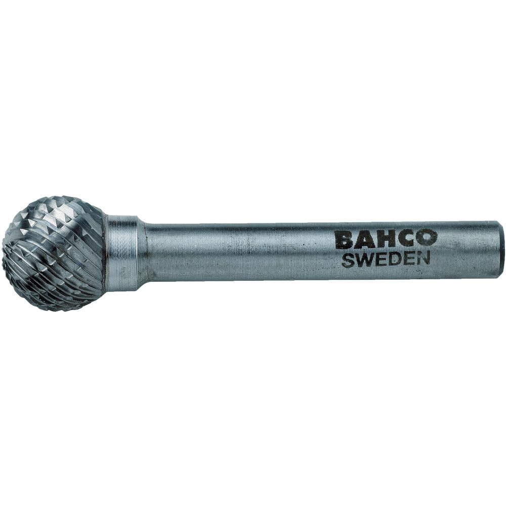 Bahco D1211M06X Spherical Shape Medium Rotary Burr, 0 V, Silver, 12/51 mm
