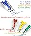 Amariver Set of 4 Size Fabric Bias Tape Maker Tool 6mm 12mm 18mm 25mm Fabric Sewing Quilting Bias Binding Maker