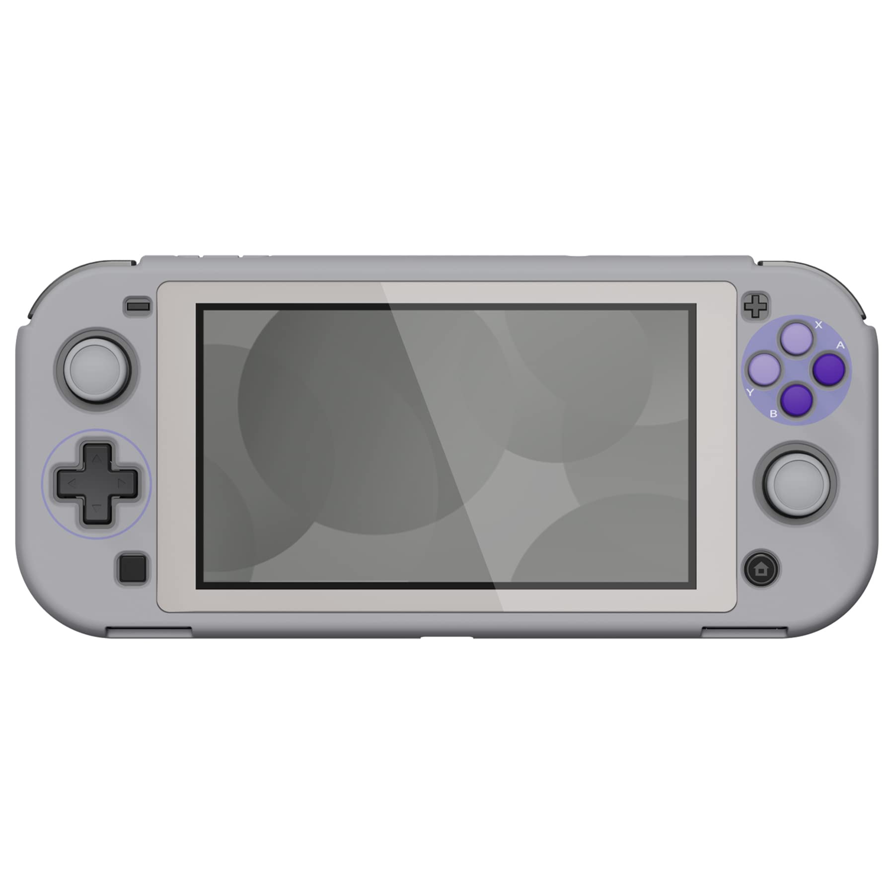 PlayVital ZealProtect Protective Case for Nintendo Switch Lite, Hard Shell Ergonomic Grip Cover for Nintendo Switch Lite w/Screen Protector & Thumb Grip Caps & Button Caps - Classics SNES Style