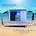 WisVertor Waterproof Pouch Bag Case with Waist Strap for Beach, Swimming, Boating, Kayaking, Fishing, Hiking, Camping - Protect for iPhone, Cell Phone, Camera, Cash, MP3, Passport, From Water (BLUE)