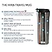 MIRA 16 oz Stainless Steel Insulated Travel Mug with lid - Spill Proof Vacuum Insulated Car Tumbler Cup for Coffee & Tea - Thermos Keeps Drinks Steaming Hot or Ice Cold - Stainless Steel