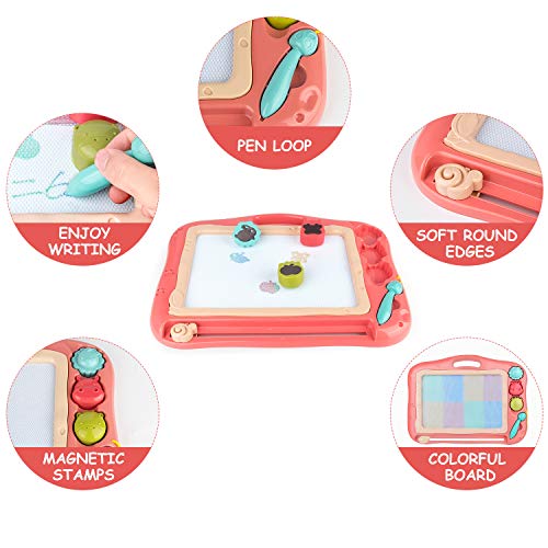 image for Gamenote Magnetic Drawing Board for Kids 12×16 inch - Kids Toddler Dr