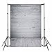 MOHOO 5X7ft Newborn Gray Wood Floor Photography Backdrop Art Fabric Studio Background Photo Props Studio 1.5x2.2m No Wrinkles (Rolled)