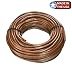 One Stop Outdoor (100' ft Roll) - USA Made - 1/4-Inch x Irrigation/Hydroponics Dripline with 6-Inch Emitter Spacing (Brown) (100' Foot Roll)