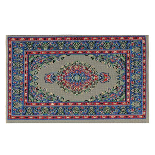 SXFSE Dollhouse Decoration Accessories, Miniature Life Play Scene Model Doll House Accessories Mini Turkish Carpet (4pc)