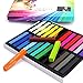 Temporary Hair Chalk - Non-Toxic Rainbow Colored Dye Pastel Kit- Color Essentials Set (24 COUNT) - BIG BOUNS (3 Pairs Disposable Gloves & 3 Disposable Shawls) by SySrion (1)