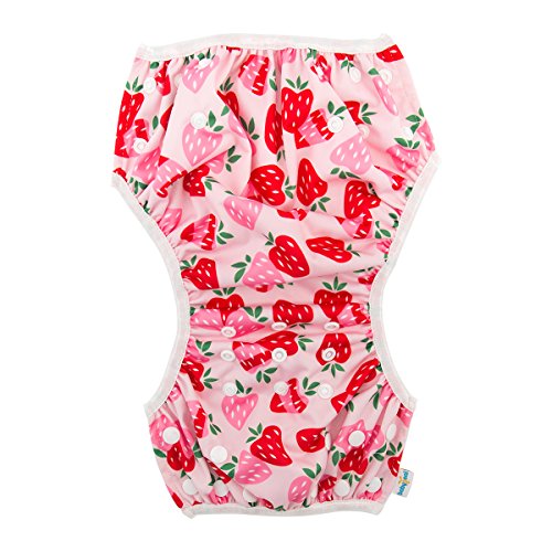 Babygoal Baby Girl Swim Diapers, Reusable Adjustable Washable Swim