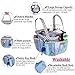 Haundry Mesh Shower Caddy Tote, Portable Shower Caddy Bag with 8 Pockets for College Dorm Room Essentials, Beach, Swimming, Gym