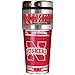 NCAA Nebraska Cornhuskers Metallic Travel Tumbler, 16-Ounce