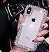 Jesiya iPhone Xs Max Case, 3D Glitter Sparkle Bling, Clear Crystal Protective Cover with Rhinestone Diamonds, Lightweight, Compatible with iPhone Xs Max