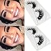 CGlash 3D Mink False Eyelashes Top Quality Mink Eyelashes Long Thick Natural Fake Eyelashes Wispy Reusable Instant Eye Lift Effect 1 Pair Package (3D01)…