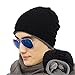 Spikerking Men's Soft Lined Thick Knit Skull Cap Warm Winter Slouchy Beanies Hat (One size, Black 1)