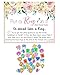 Put a Ring on It Bridal Shower Game with Rings, 49 pieces with sign