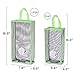 Flee Set of 2 Wall Mount Plastic Bags Holder Hanging Grocery Bag Container Plastic Grocery Bag Saver Mesh Grocery Bag Dispenser for Kitchen Bathroom Office