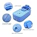 EoSaga Inflatable Bath Tub PVC Portable Tub SPA Environmental Portable Tubs for Adults Portable Soaking Tub Bathtub Bathroom SPA For an Adult With Air Pump Blue