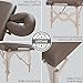 EARTHLITE Portable Massage Table Package AVALON – Reiki Endplate, Premium Flex-Rest Face Cradle & Strata Cushion, Carry Case (30”x73”)