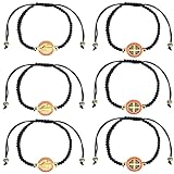 6 Pieces Religion Enamel Saint Benedict Bracelet