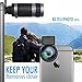 Camera Lens Kit by Zeso | Professional Telephoto, Macro & Wide Angle Lenses | Multi-use tripod And Selfie Remote Control | For iPhone, Samsung Galaxy, iPads, Tablets | Hard Case & Universal Phone Clip