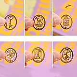 uhoMEy Kawaii Golden Metal Bookmarks Cute Bookmark for Books Stationery Gift