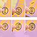 uhoMEy Kawaii Golden Metal Bookmarks Cute Bookmark for Books Stationery Gift