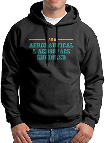 EJPETMG Men I Am A Aeronautical &amp; Aerospace Engineer Long Sleeves Sweatshirts Hoodies Pullover Costumes