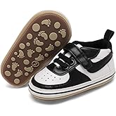 Clowora Unsex Baby Shoes Boys Girls Infant Sneakers Non-Slip Soft Rubber Sole Toddler Crib First Walker Lightweight Shoes