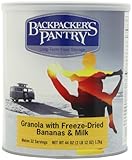 Backpacker's Pantry Granola with Freeze-dried Bananas and Milk, 44 Ounces, # 10 Can