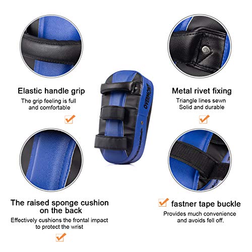 image for Overmont Taekwondo Kick Pad with Curved Punching Surface Karate Kickin