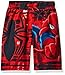 Marvel Big Boys' Spiderman Swim Trunk, Red, 5/6