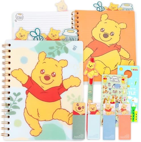 Winnie the Pooh School Supplies Set – Pooh Journal with Tabbed