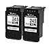 Valuetoner 245XL Ink Cartridge Replacement for Canon 245XL Black Ink PG-245XL 245 XL 243 for PIXMA TR4520 MX492 TS3122 MX490 MG3022 MG2522 MG2920 MG2420 MG2520 MG2922 MG2924 MG3029 Printer (2 Black)