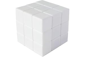 FOIBURELY 3x3 Blank Magic Cube 3x3x3 White Cube Puzzles Toys DIY