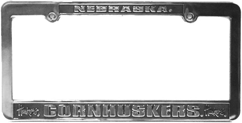 Jenkins Enterprises NCAA Team Logo Silver & Black Auto License Frame
