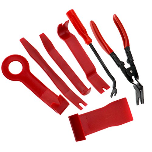 7x Car Auto Door Trim Panel Dash Stereo Radio Audio Removal Pry Tools Kit Set