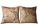 Crazy Cart World Map Creative Combination Pillow Cover Cotton Linen Home Decorative Pillowcase Cushion Cover 18