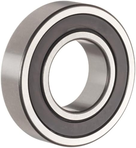 The General 1606 2RS Extra Light Inch Series Ball Bearing, Double Sealed, No Snap Ring, Inch, 3/8" ID, 29/32" OD, 5/16" Width, Max RPM, 291 lbs Static Load Capacity, 607 lbs Dynamic Load Capacity