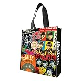 Vandor 64273 The Beatles Large Recycled Shopper Tote, Multicolor