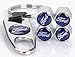 ZKHXFS zinc Alloy tire Valve Cap Keychain Apply to for Ford