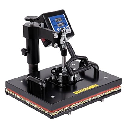 Ridgeyard 15.6 inch x 12.4 inch 1000W 360 Degree Swing Away Digital Heat Press Photo T-shirt Sublimation Transfer Machine 110V - Image 6