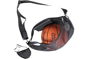 Lovgrin Single Ball Bag for Carrying Basketball Volleyball Ball Soccer Football, Swim Gym Sports Bag