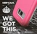 Encased Galaxy S8 Plus Case Pink (Rebel Armor) Heavy Duty Full Body Protection Cover (Samsung S8+)
